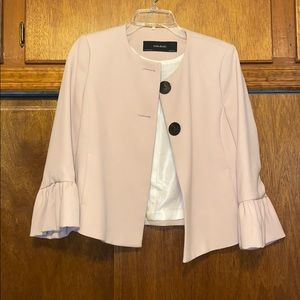 ZARA Ruffle Sleeve Jacket/Blazer